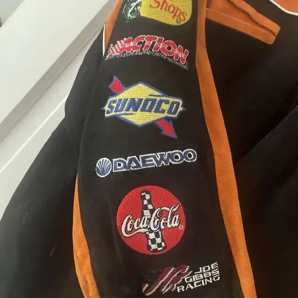 Tony Stewart Wilson Leather Chase Authentics Suede Home Depot Jacket Sz XL NWT - Picture 2 of 7